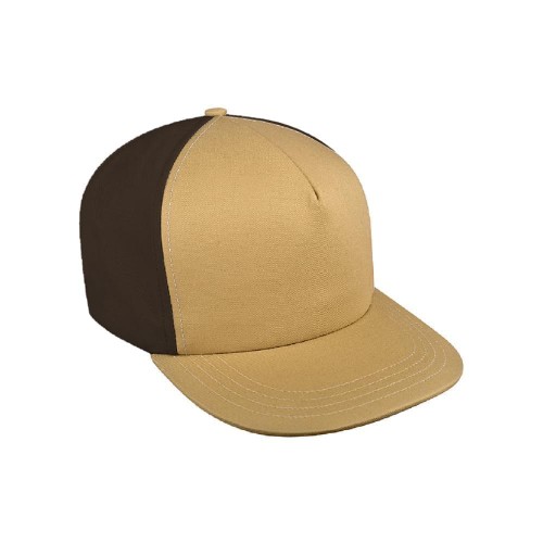 Contrast Back Pro Knit Leather Trucker