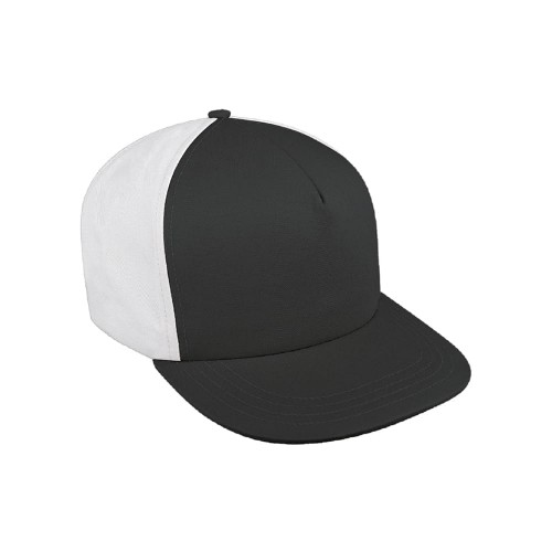 Contrast Back Denim Self Strap Trucker