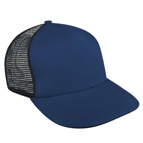Navy-Dark Gray Meshback Snapback Trucker