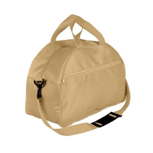 USA Made Nylon Poly Weekender Duffel Bags, Khaki-Khaki, 6PKV32JA2X
