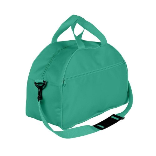 USA Made Nylon Poly Weekender Duffel Bags, Kelly Green-Kelly Green, 6PKV32JATW
