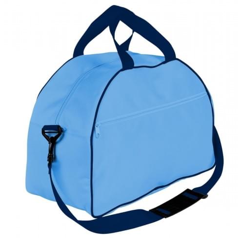 USA Made Nylon Poly Weekender Duffel Bags, Columbia-Navy, 6PKV32JAUZ