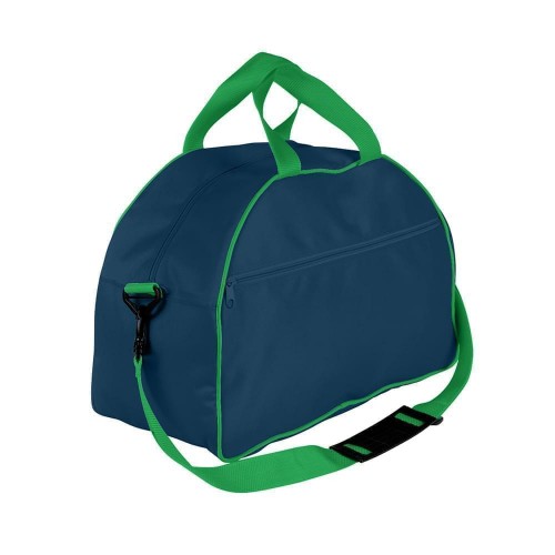 USA Made Nylon Poly Weekender Duffel Bags, Navy-Kelly Green, 6PKV32JAWW USA Made Nylon Poly Weekender Duffel Bags, Navy-Kelly Green, 6PKV32JAWW