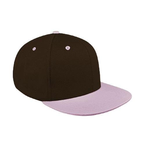 Two Tone Eyelets Twill Snapback Flat Brim Two Tone Eyelets Twill Snapback Flat Brim