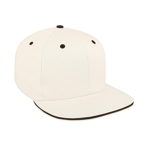 Sandwich Visor Canvas Self Strap Flat Brim Sandwich Visor Canvas Self Strap Flat Brim