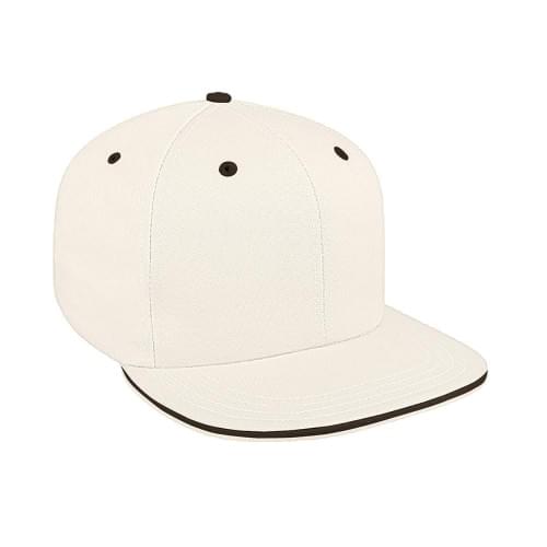 Sandwich Visor Wool Snapback Flat Brim