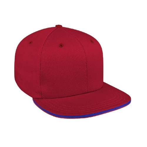 Sandwich Brim Brushed Snapback Flat Brim