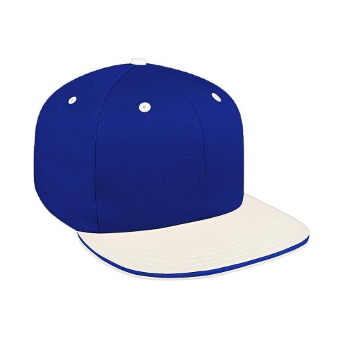 Two Tone Sandwich Brushed Velcro Flat Brim