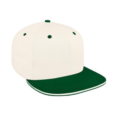 Two Tone Sandwich Twill Snapback Flat Brim