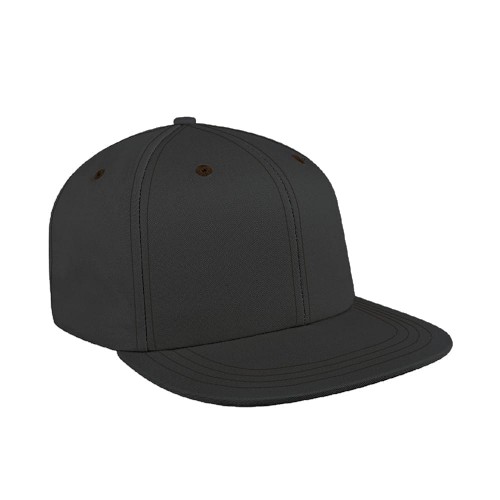 Contrast Stitching Twill Snapback Flat Brim