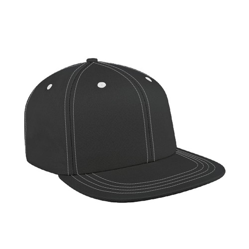 Contrast Stitching Ripstop Velcro Flat Brim