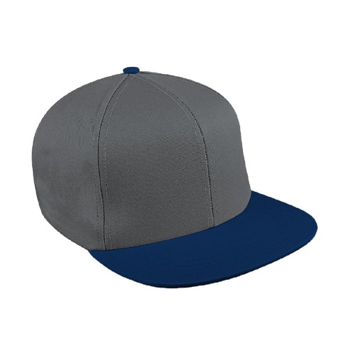 Two Tone Denim Snapback Flat Brim Two Tone Denim Snapback Flat Brim