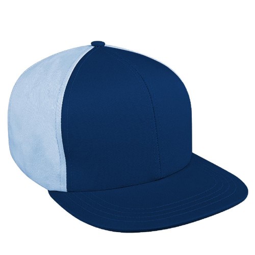 Contrast Back Wool Slide Buckle Flat Brim
