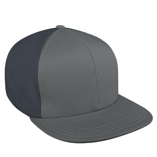 Contrast Back Brushed Leather Flat Brim Contrast Back Brushed Leather Flat Brim