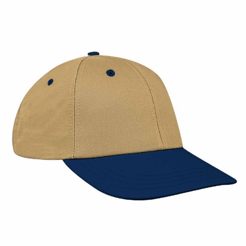 Khaki-Navy Canvas Snapback Lowstyle Khaki-Navy Canvas Snapback Lowstyle