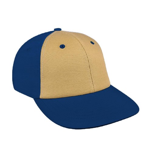 Khaki-Navy Canvas Snapback Lowstyle Khaki-Navy Canvas Snapback Lowstyle