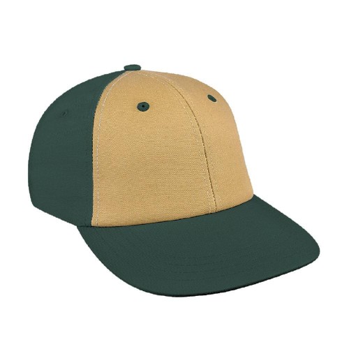 Khaki-Hunter Green Canvas Snapback Lowstyle