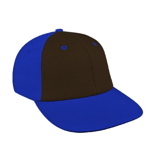 Black-Royal Blue Canvas Snapback Lowstyle