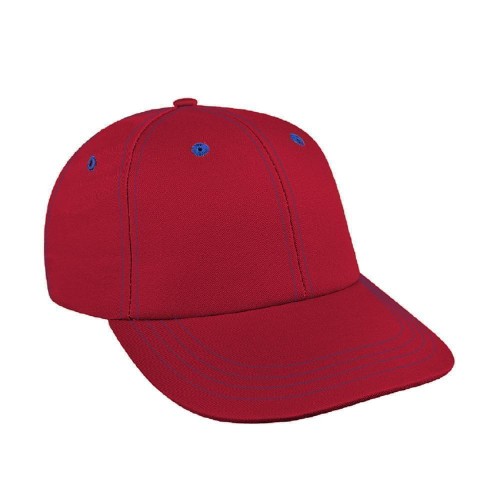 Red-Navy Canvas Snapback Lowstyle