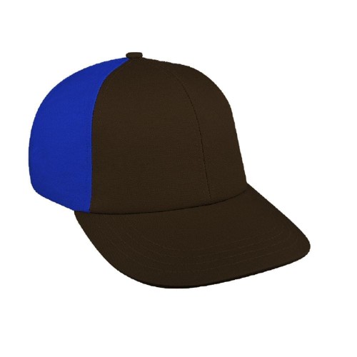 Black-Royal Blue Canvas Snapback Lowstyle