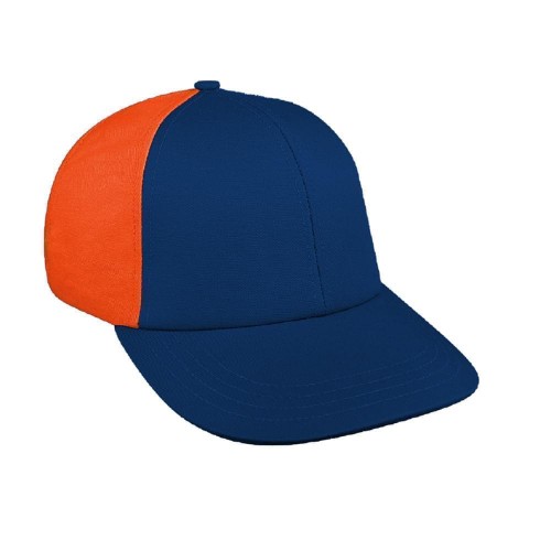 Navy-Orange Canvas Snapback Lowstyle Navy-Orange Canvas Snapback Lowstyle