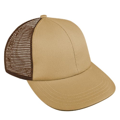 Khaki-Brown Meshback Velcro Lowstyle