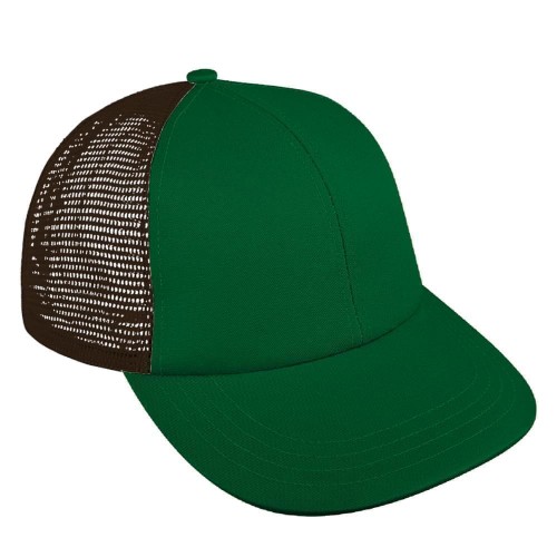 Kelly Green-Black Meshback Snapback Lowstyle