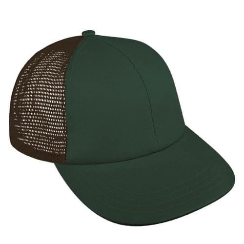 Hunter Green-Black Meshback Velcro Lowstyle