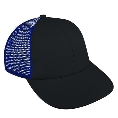Dark Gray-Royal Blue Meshback Velcro Lowstyle