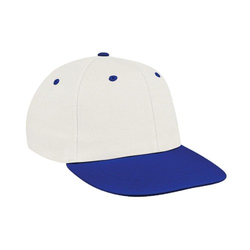White-Royal Blue Canvas Velcro Prostyle