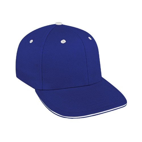 Royal Blue-White Canvas Velcro Prostyle