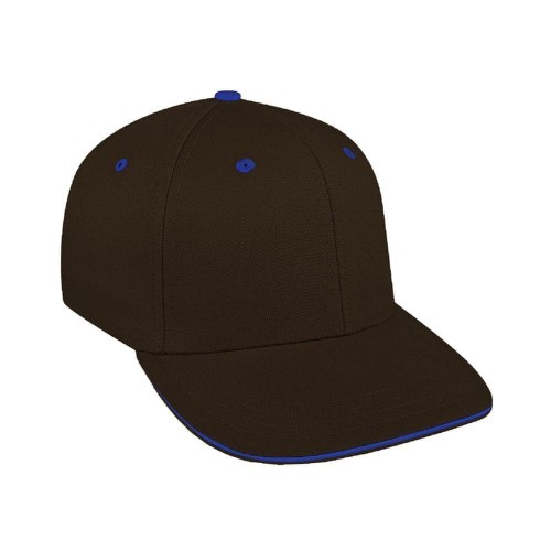 Black-Royal Blue Canvas Snapback Prostyle Black-Royal Blue Canvas Snapback Prostyle