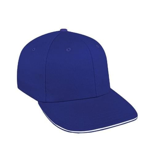 Royal Blue-White Canvas Velcro Prostyle