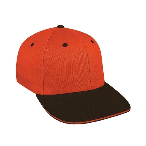 Orange-Black Canvas Snapback Prostyle