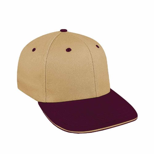Khaki-Burgundy Canvas Velcro Prostyle