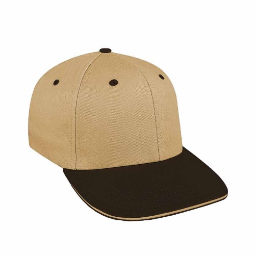 Khaki-Black Canvas Snapback Prostyle