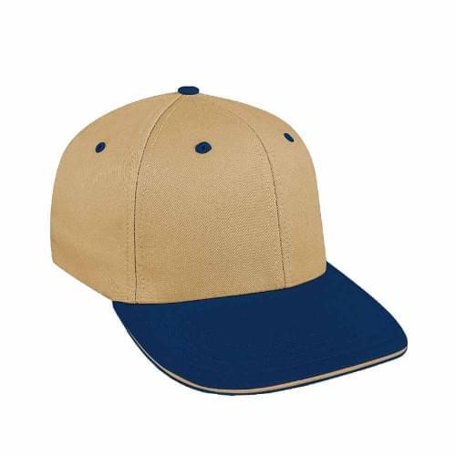 Khaki-Navy Canvas Velcro Prostyle