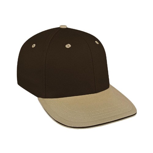 Black-Khaki Canvas Snapback Prostyle Black-Khaki Canvas Snapback Prostyle