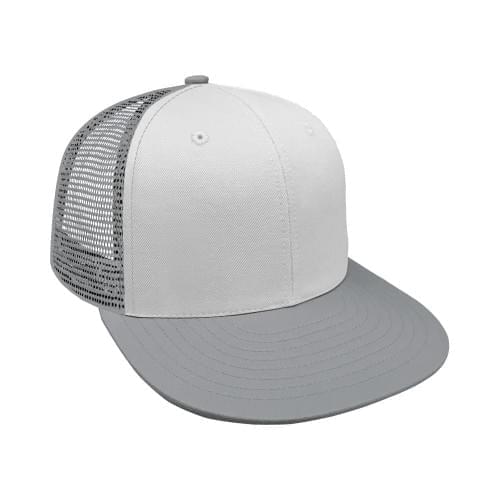 White-Light Grey Eyelets Mesh Back Velcro Prostyle