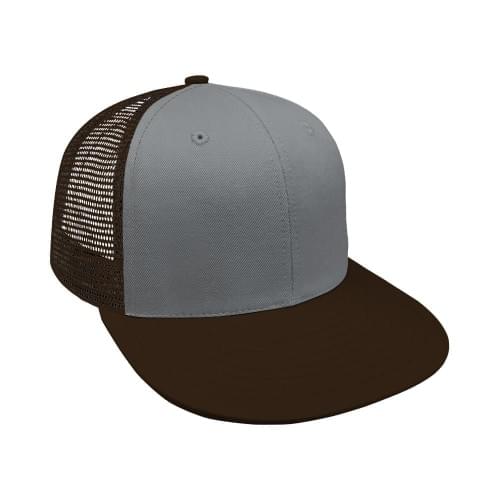 Light Gray-Black Eyelets Mesh Back Velcro Prostyle