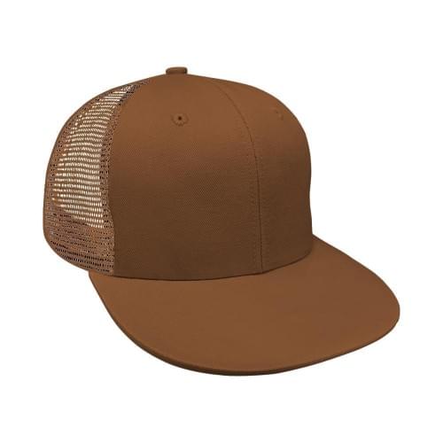 Brown Eyelets Mesh Back Snapback Prostyle