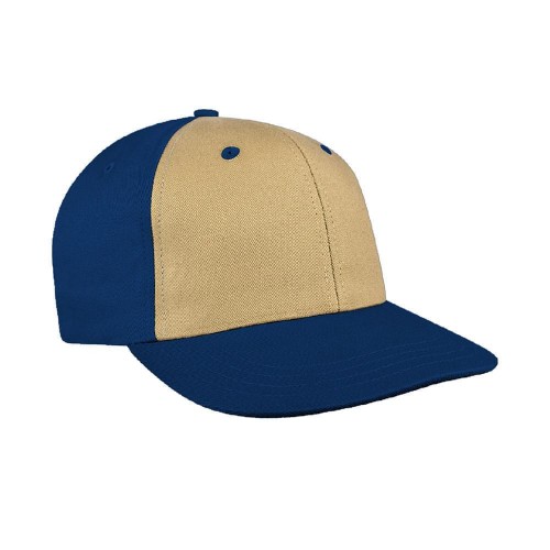 Khaki-Navy Canvas Snapback Prostyle