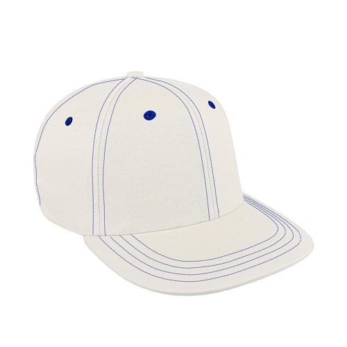 White-Royal Blue Canvas Snapback Prostyle White-Royal Blue Canvas Snapback Prostyle