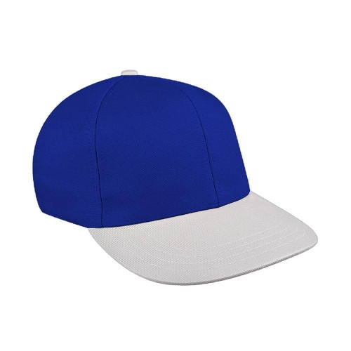 Royal Blue-White Canvas Velcro Prostyle
