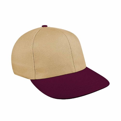 Khaki-Burgundy Canvas Self Strap Prostyle
