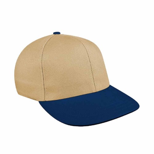 Khaki-Navy Canvas Velcro Prostyle