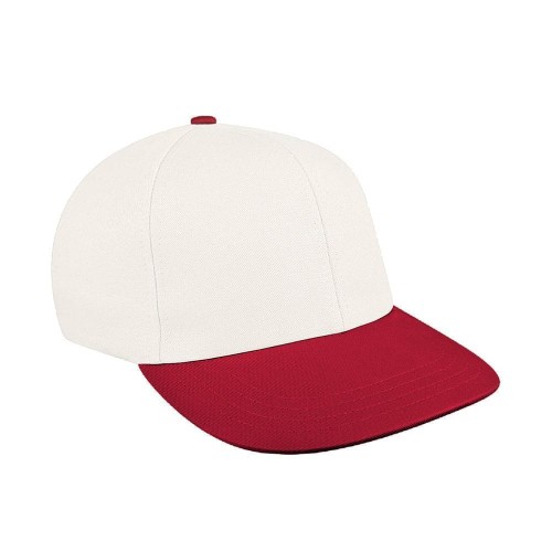 White-Red Canvas Leather Prostyle