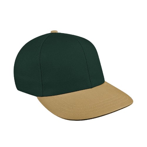 Hunter Green-Khaki Canvas Snapback Prostyle