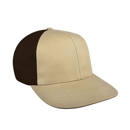 Khaki-Black Canvas Snapback Prostyle