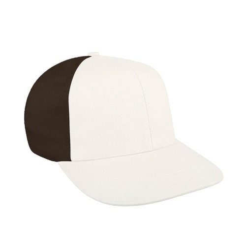 White-Black Canvas Snapback Prostyle